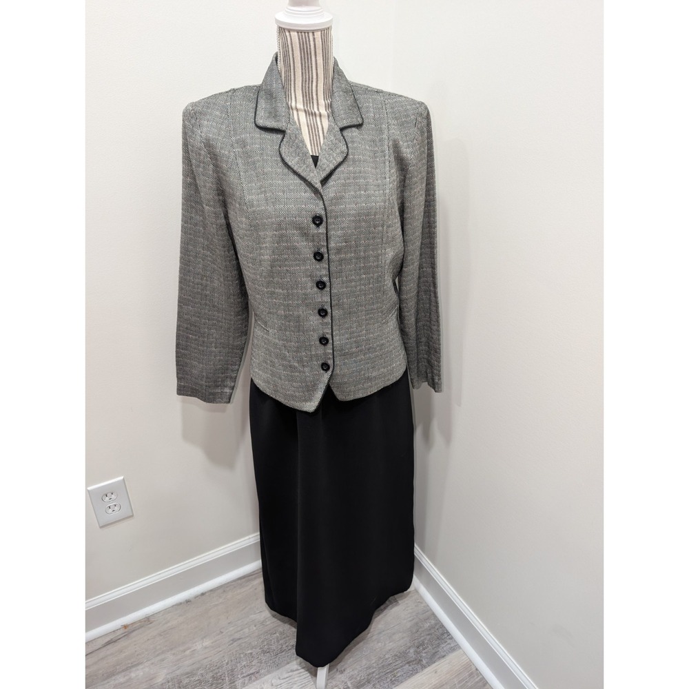 Vintage Miss Dorby Dress Suit Women Size 14 Dress & Jacket Corporate Old Money